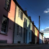 A row of houses