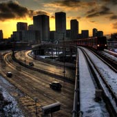 Magical view at East India DLR Station