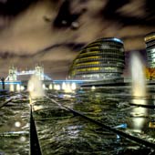 Wet Reflections at Tower Bridge